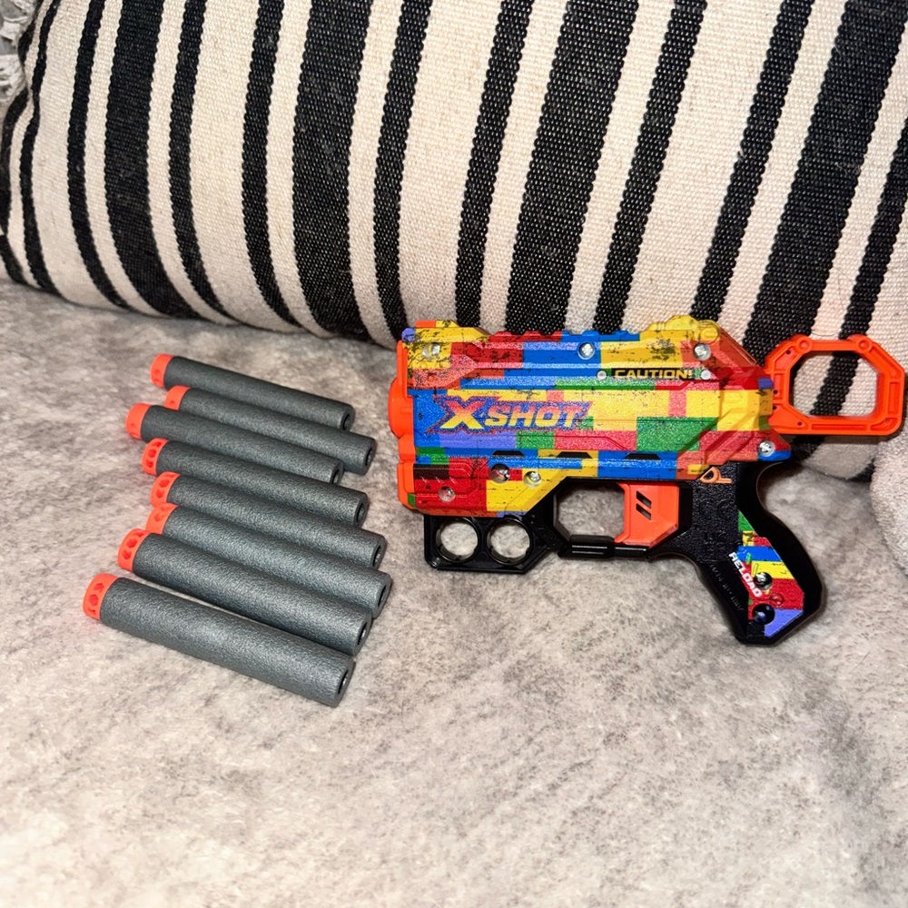 Nerf X-Shot Multicolor Blaster with Darts